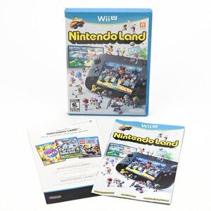 Nintendo Land (Wii U, 2012) w/ Manual